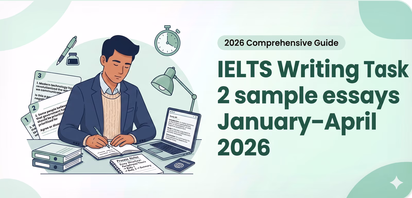 IELTS Writing Task 2 Vocabulary — Linking Words & Band 9 Phrases (2026)